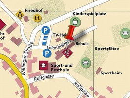 Screenshot Ortsplan Frittlingen