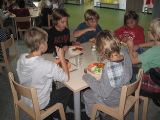 Zusammen essen, zusamman reden!